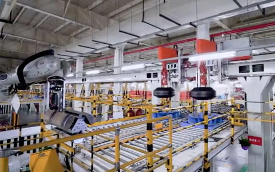 3D Truss robotin Forlander OTR Tire Factory