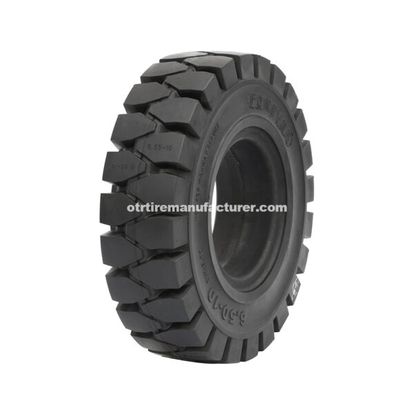 Forlander Standard Solid Rubber Forklift Tires FD101 for Pneumatic Tire Rims- Resilient Tire for Industrial and Forklift Applications