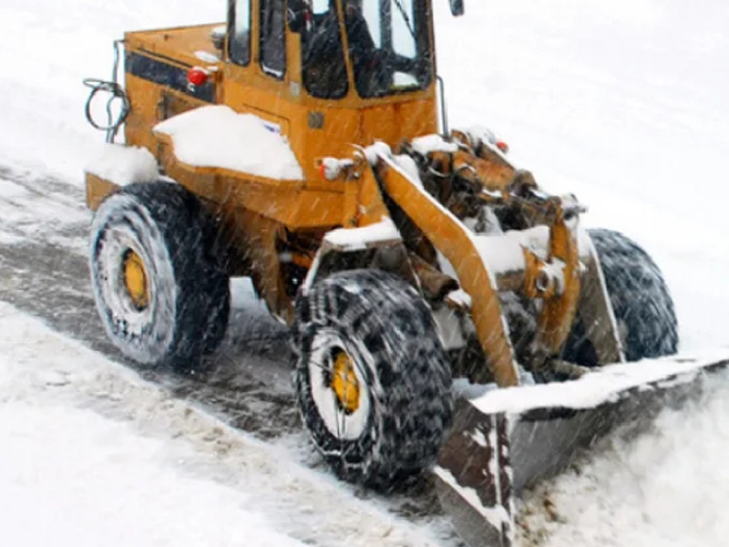 Skid Steer Tires Snow Removal & Winter Work