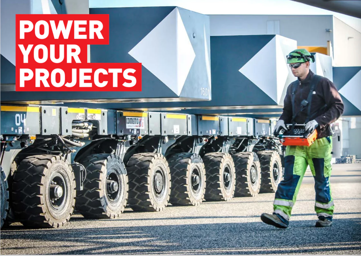 Self-Propelled Modular Transporters (SPMTs) and SPMT Trailer tires