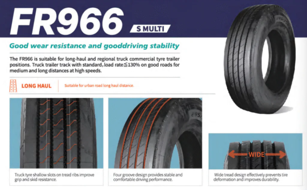 Forlander FR966: all steel special purpose trailer tire