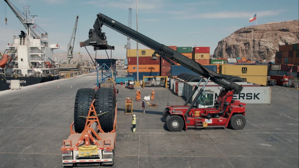 port equipment tires